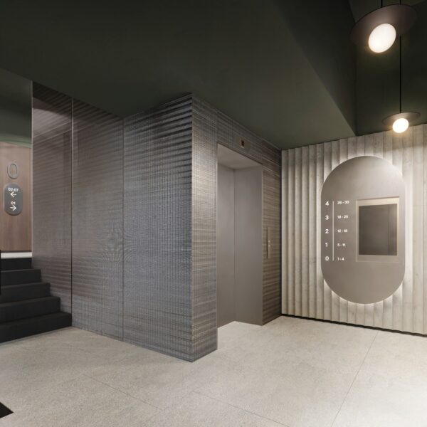 Corridor in building B